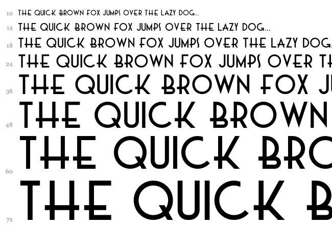 DK Majolica font waterfall